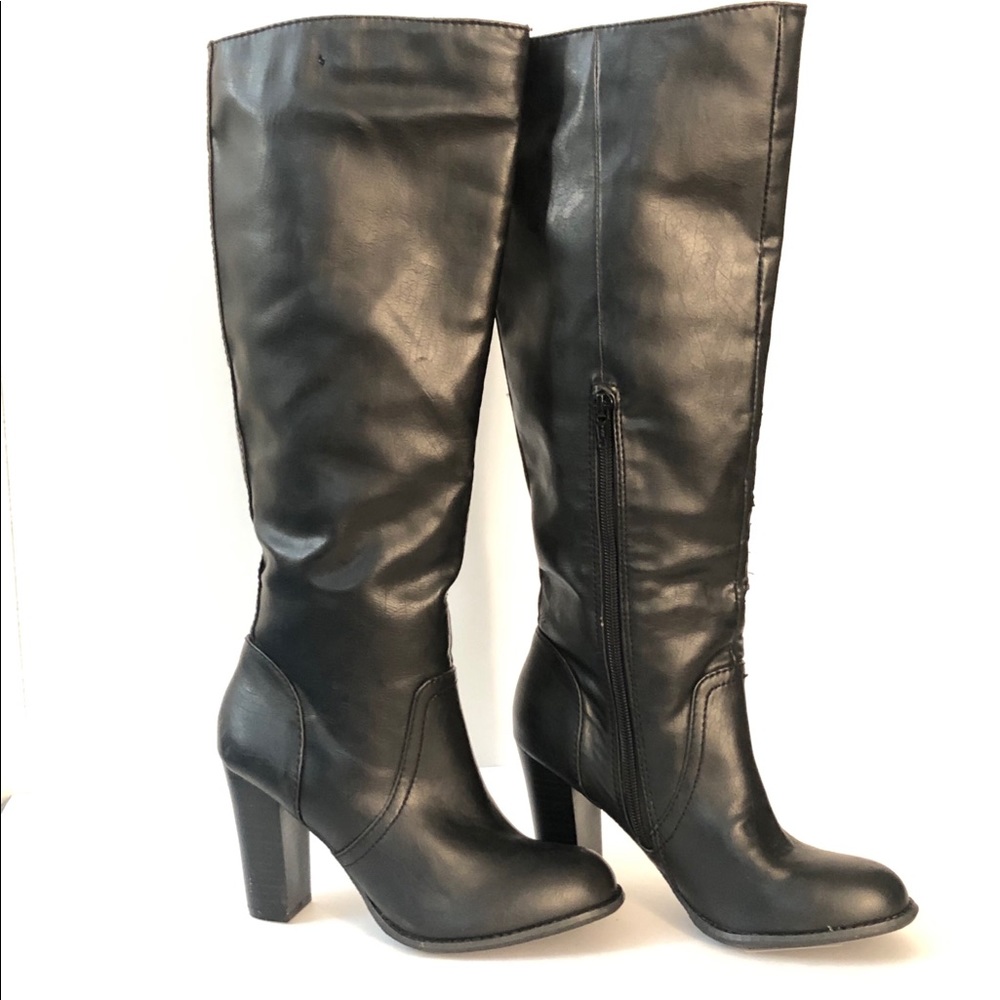 R2 Footwear PAULINA Black Knee High Fashion Boots